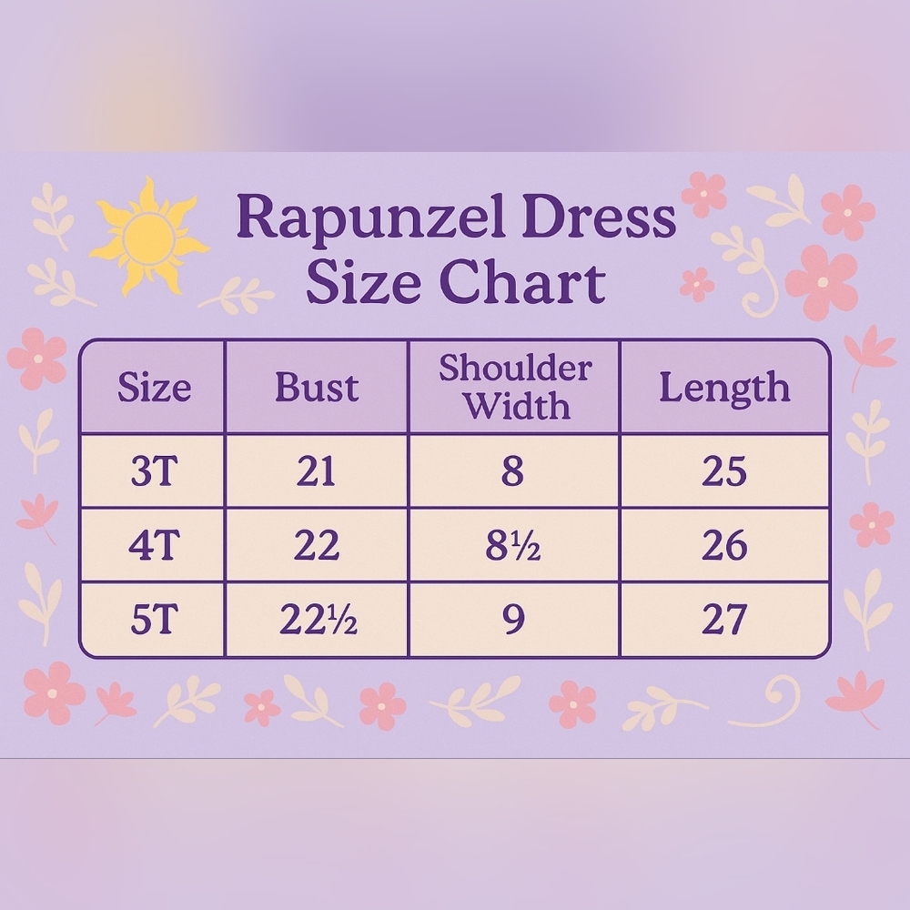 3T Rapunzel Tangled Costume Dress W/ Crown & Gloves Princess Dress Up Play Set - Picture 12 of 12
